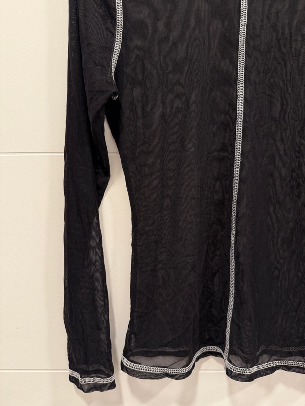 nlt Sheer Mesh Mock neck top - Picture 7 of 7